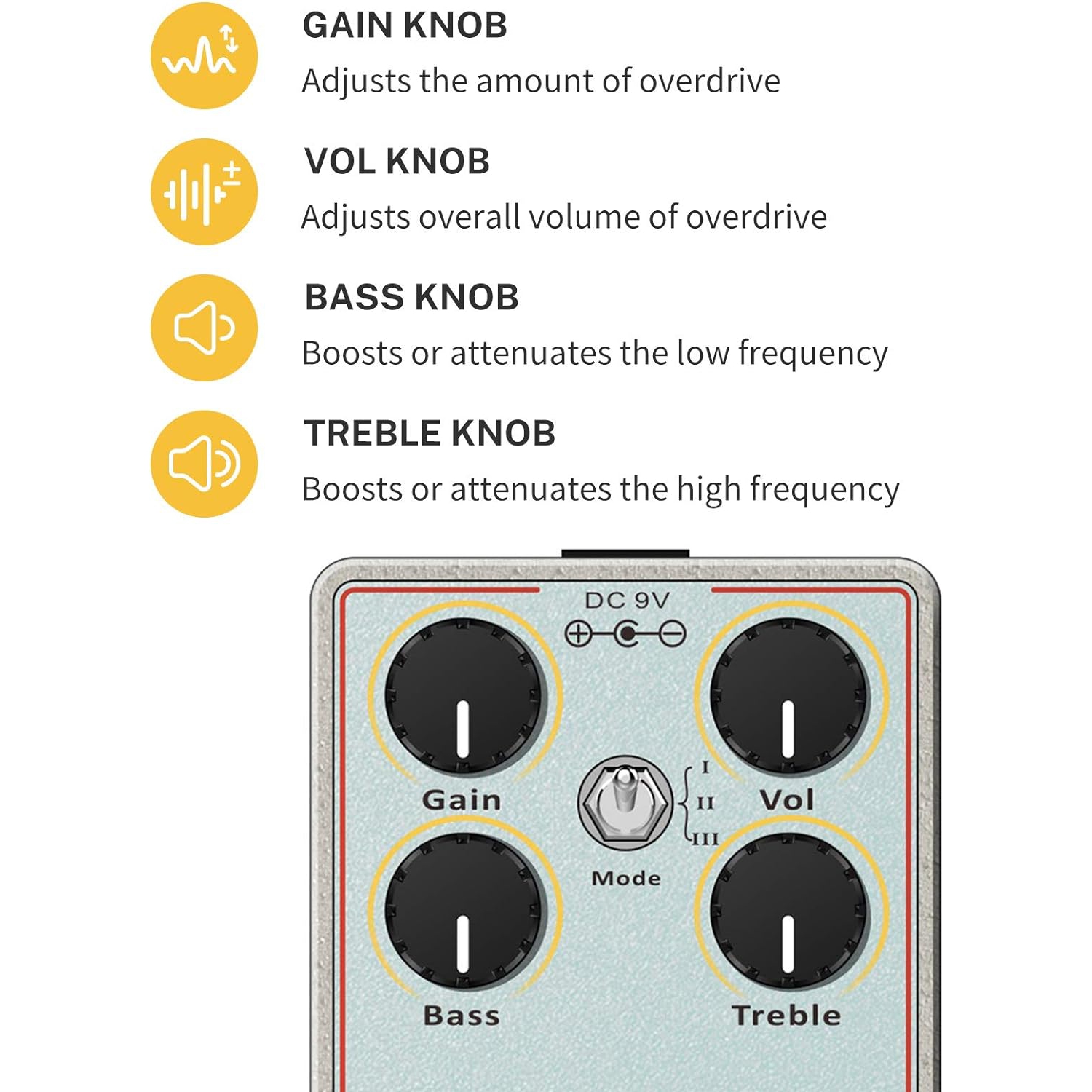 Donner Dumbal Drive Overdrive Pedalı 3