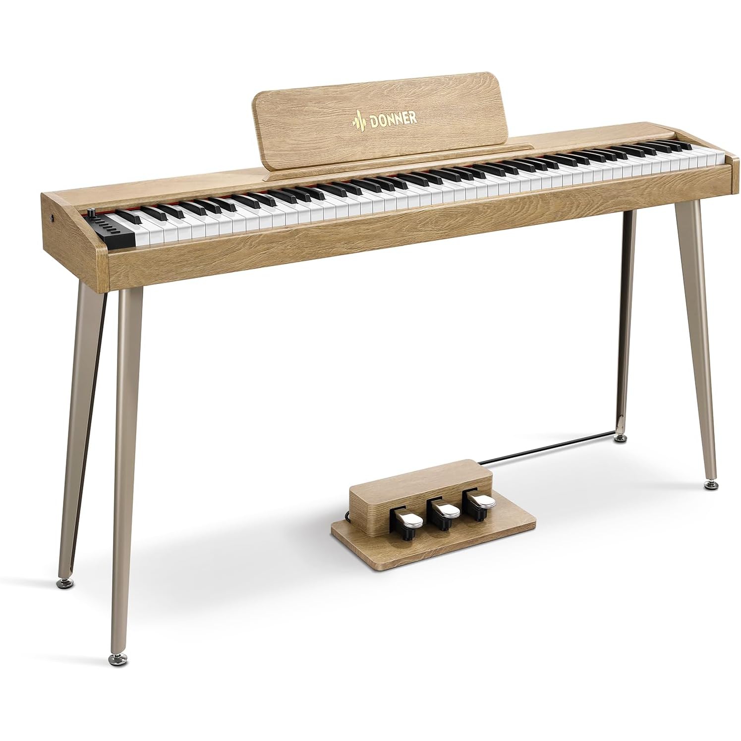 Donner DDP-60  Dijital Piyano (Light Oak) 1