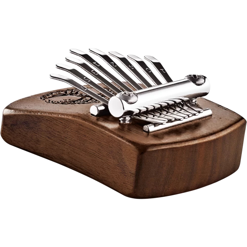 Meinl Sonic Energy KL801TOL Mini Solid Tree Of Life C Major 8 Note Kalimba (Black Walnut) 2