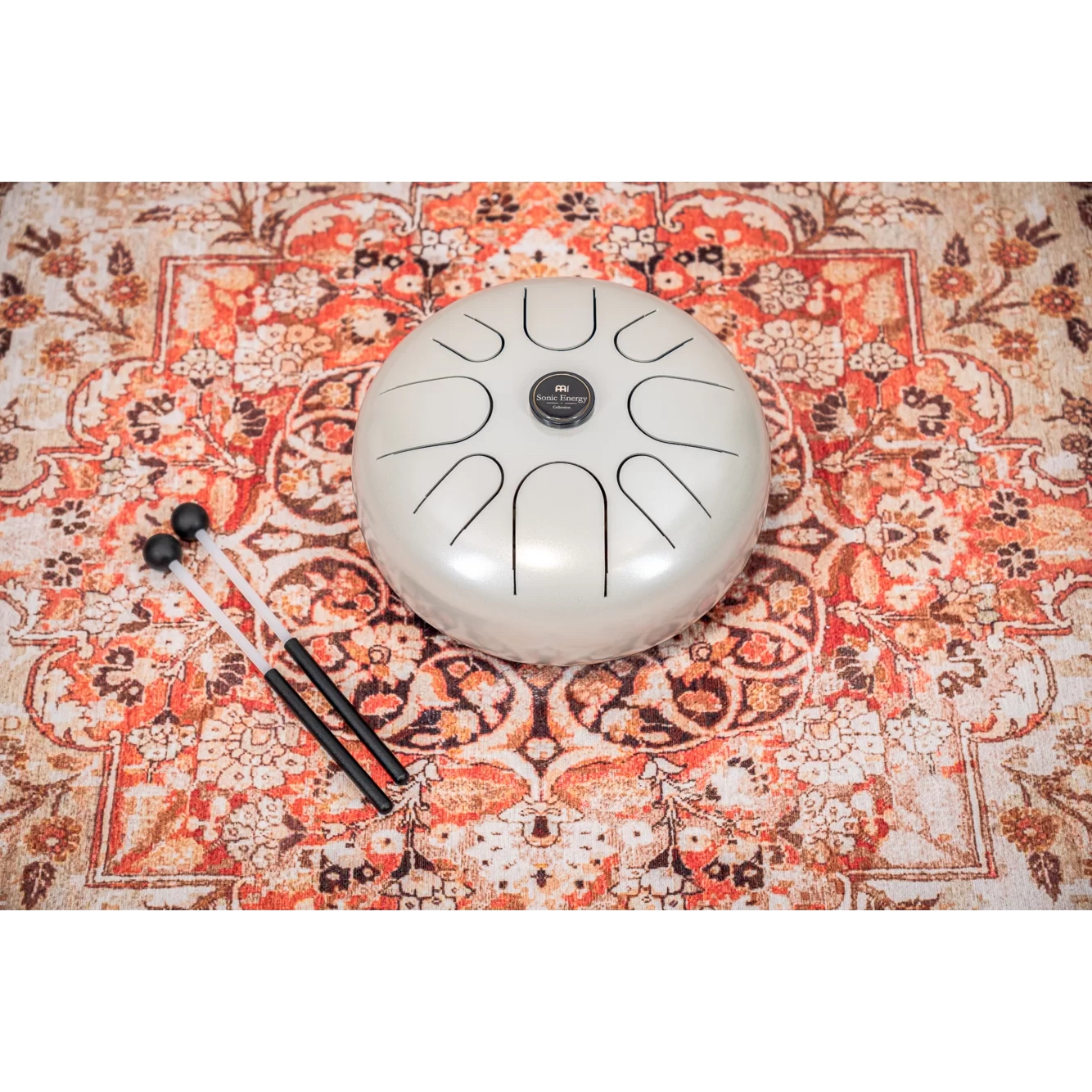 Meinl Sonic Energy STD4PG Steel G-minor 12'' Tongue Drum (Pearl Grey) 6