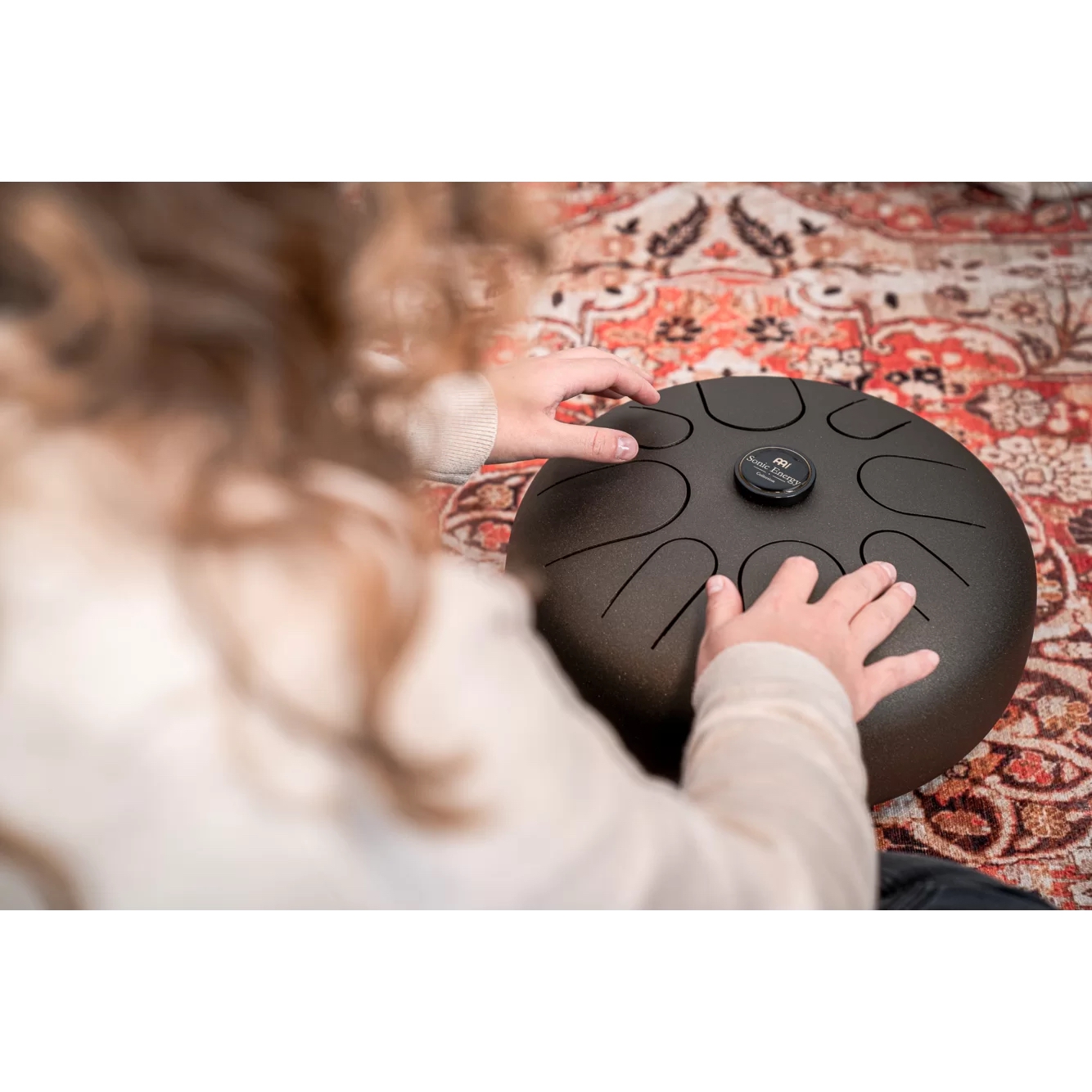 Meinl Sonic Energy STD3VB Steel G-major 12'' Tongue Drum (Vintage Brown) 5