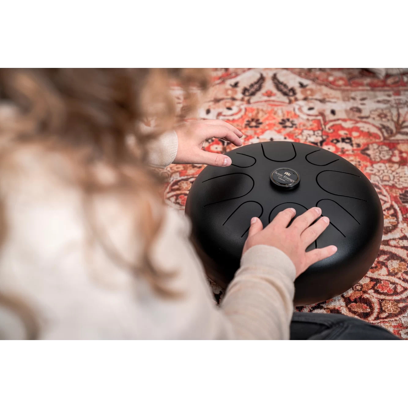 Meinl Sonic Energy STD1BK Steel A-minor 12'' Tongue Drum (Siyah) 5