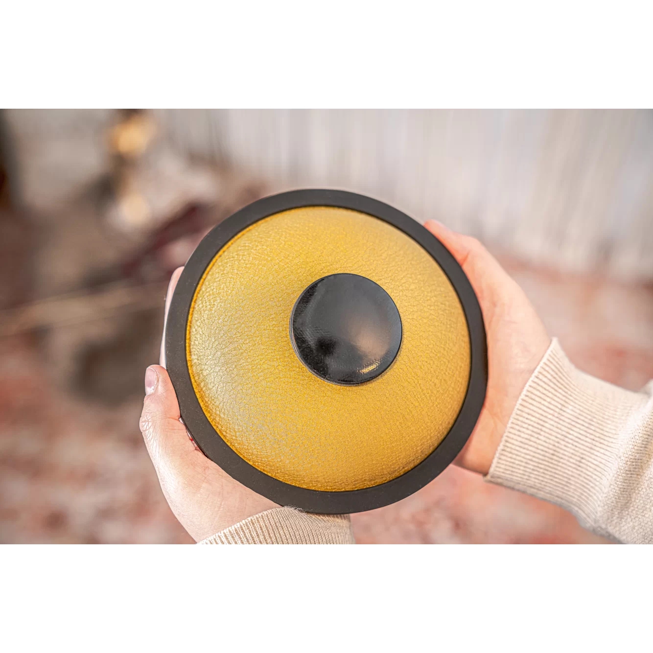 Meinl Sonic Energy MSTD3G Mini Steel B-major 6'' Tongue Drum (Gold) 6