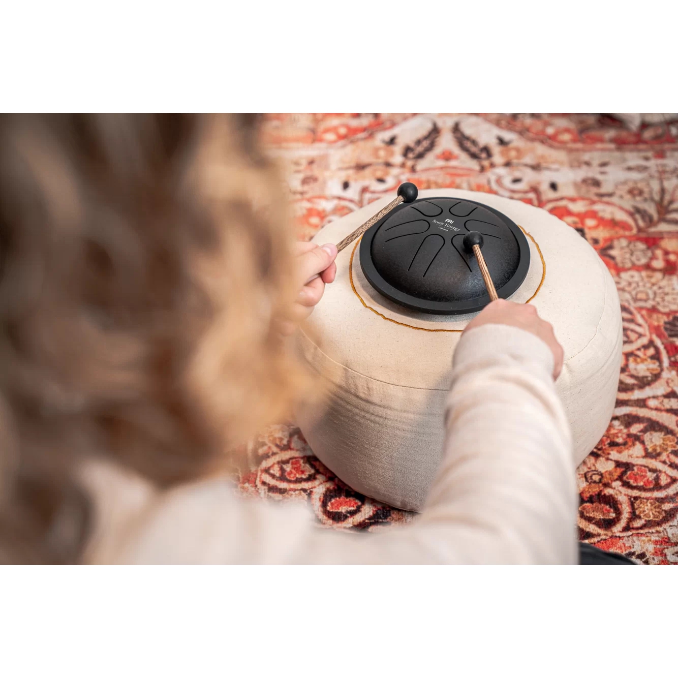 Meinl Sonic Energy MSTD1BK Mini Steel C-major 6'' Tongue Drum (Siyah) 6