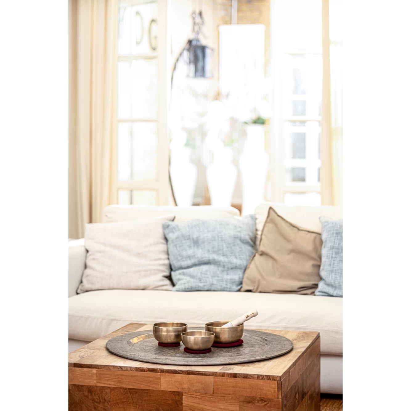 Meinl Sonic Energy SB-RM-LE Resonant Suede Singing Bowl Mallet (Small) 3