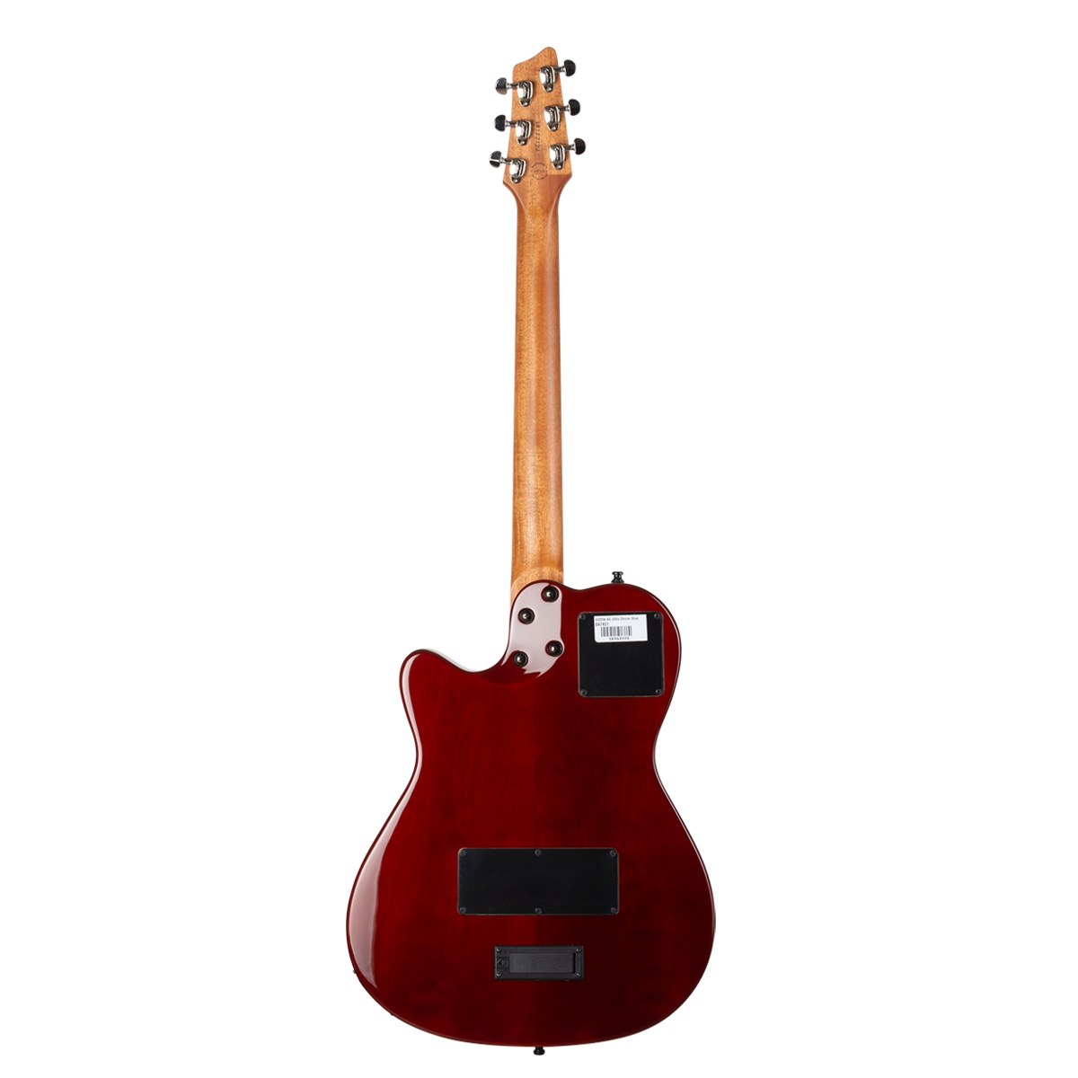 Godin A6 Ultra Elektro Akustik Gitar (Denim Blue Flame) 2