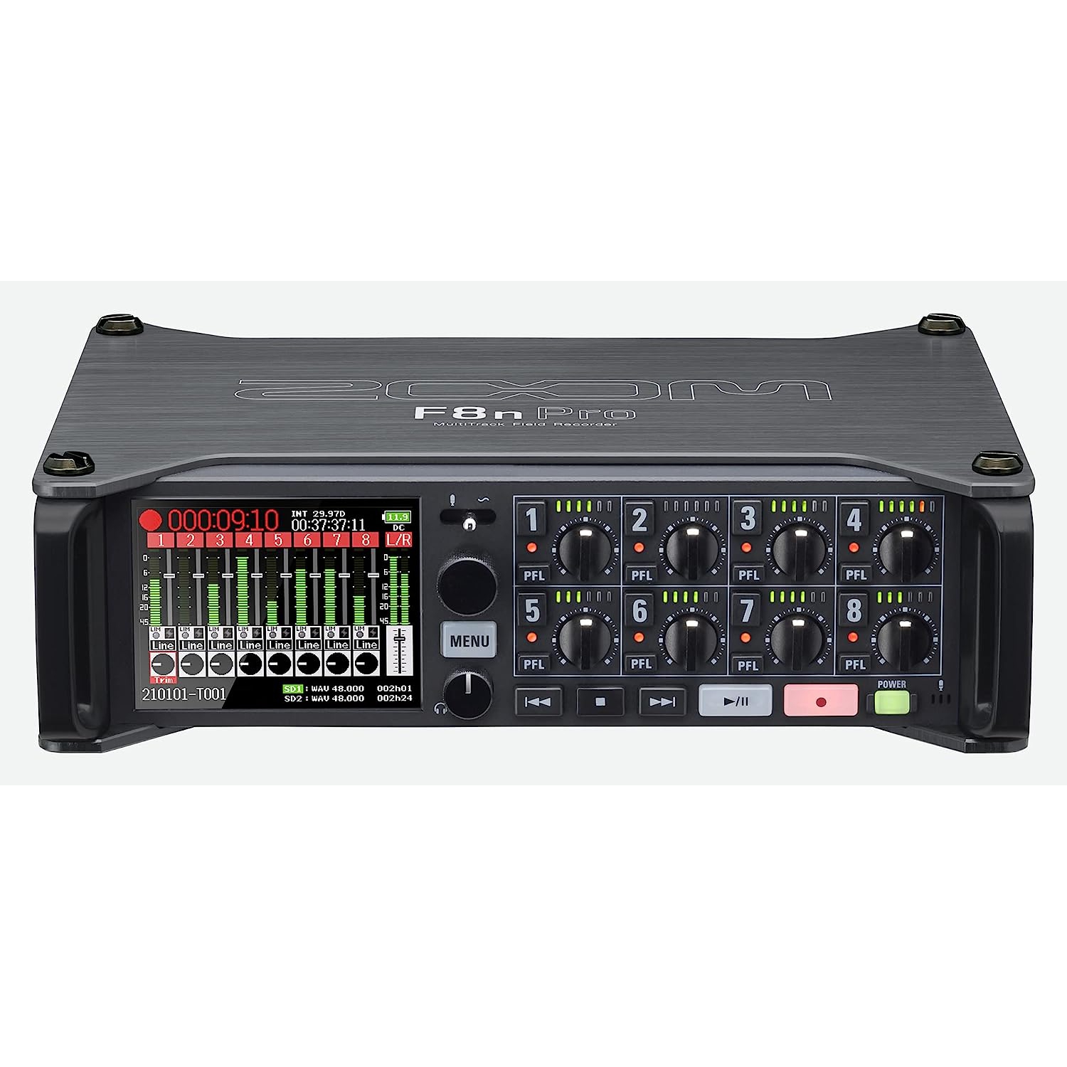 Zoom F8n Pro Multitrack Field Recorder 1