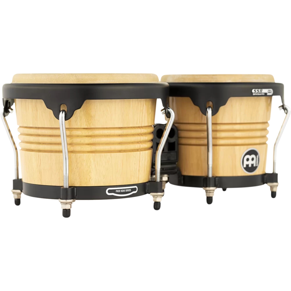 Meinl FWB190NT Free Ride Series 6.75" / 8" Bongo Set (Natural) 5