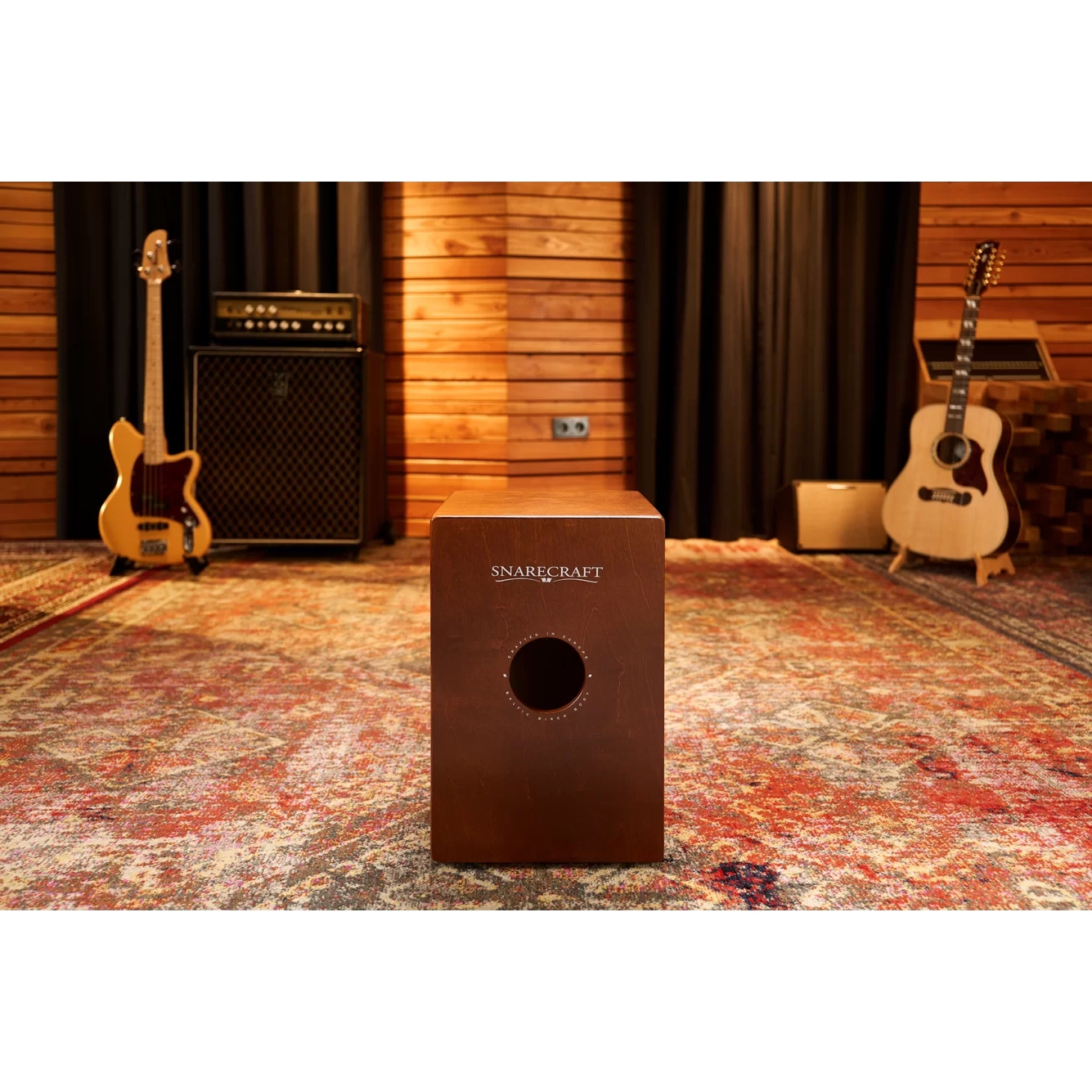 Meinl SC80AB-B Frontplate Snarecraft Cajon (Almond Birch) 7