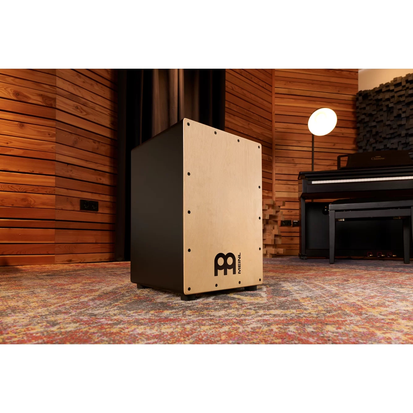 Meinl MCAJ100BK-MA Frontplate Cajon (Black Maple) 6