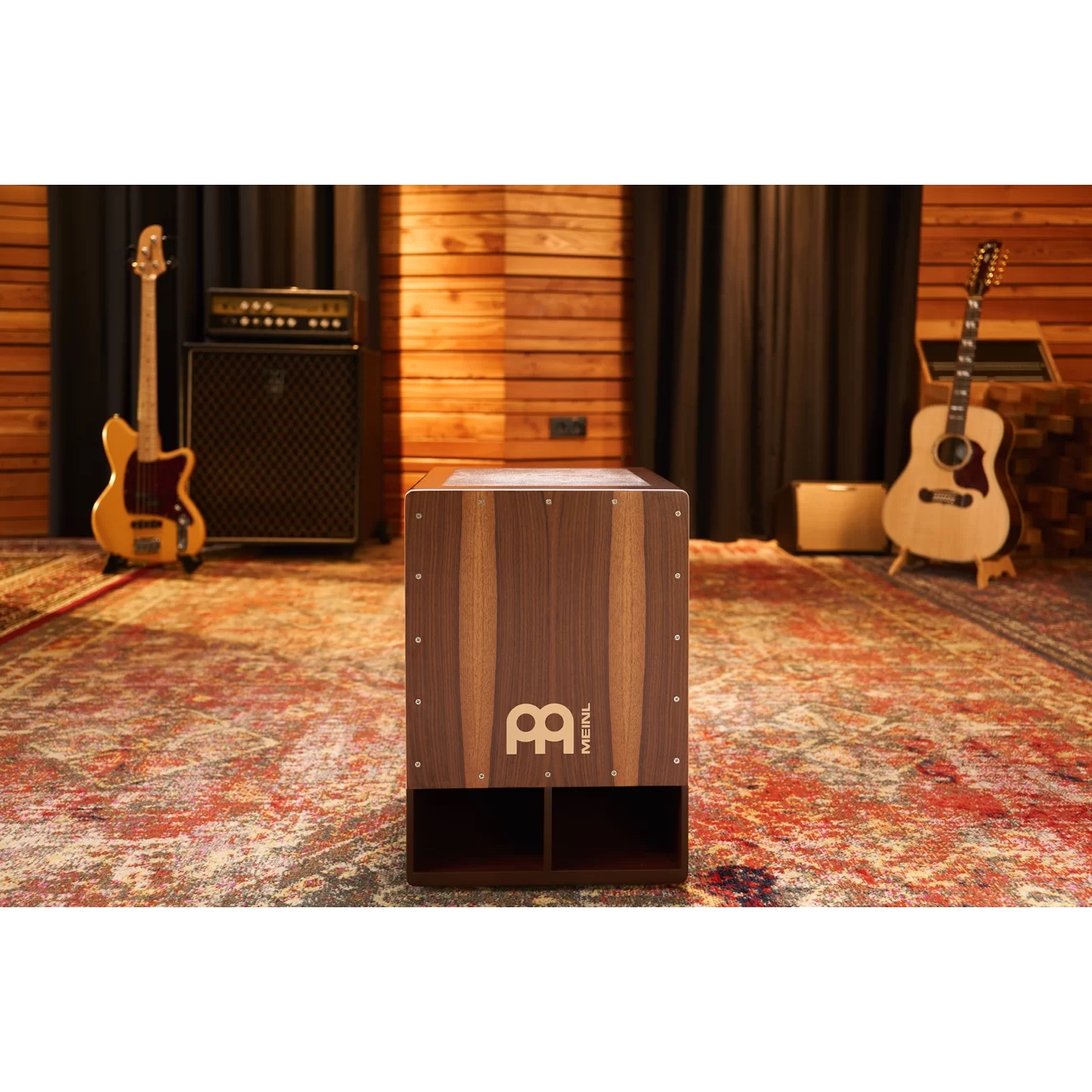 Meinl SUBCAJ5WN Frontplate Subwoofer Cajon (Walnut) 10