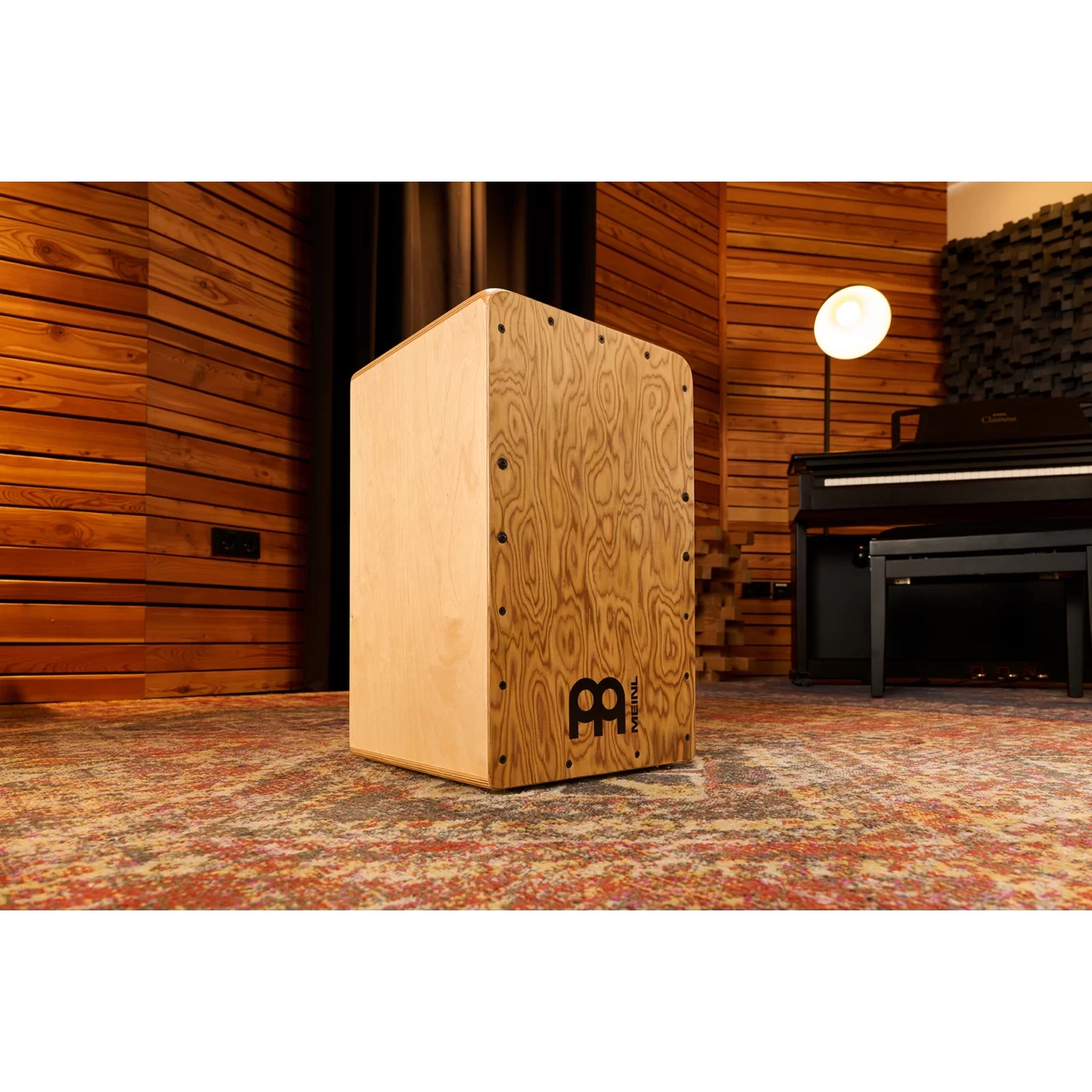 Meinl WCP100MB Woodcraft Professional String Cajon (Makah Burl) 10