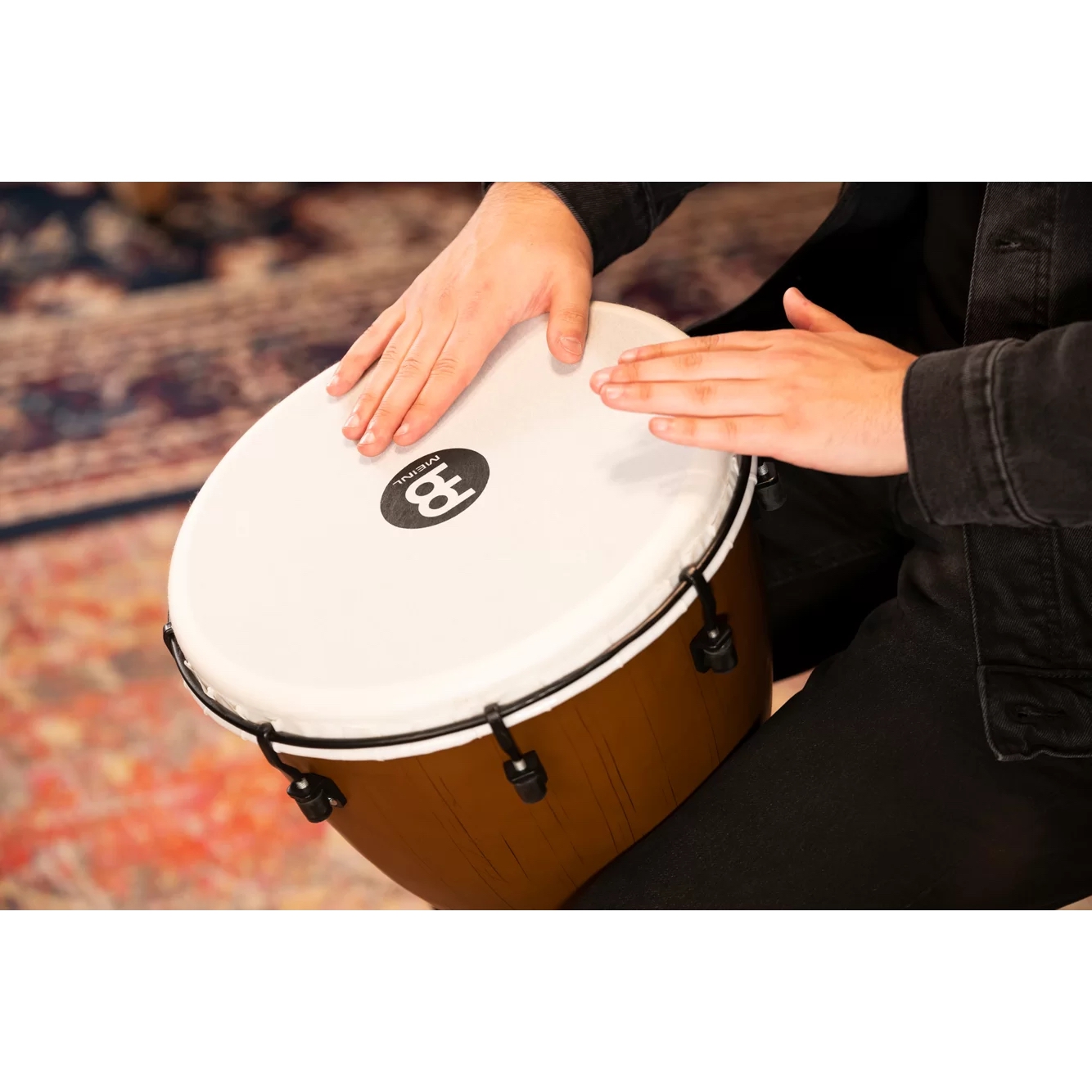Meinl ADJ12-BW Alpine Series 12" Djembe  (Barnwood Finish) 6