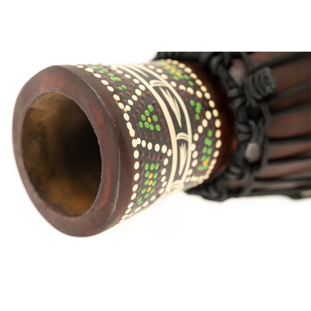 Meinl HDJ6-XXS African Style XX-Small Djembe (Dark Brown) 5