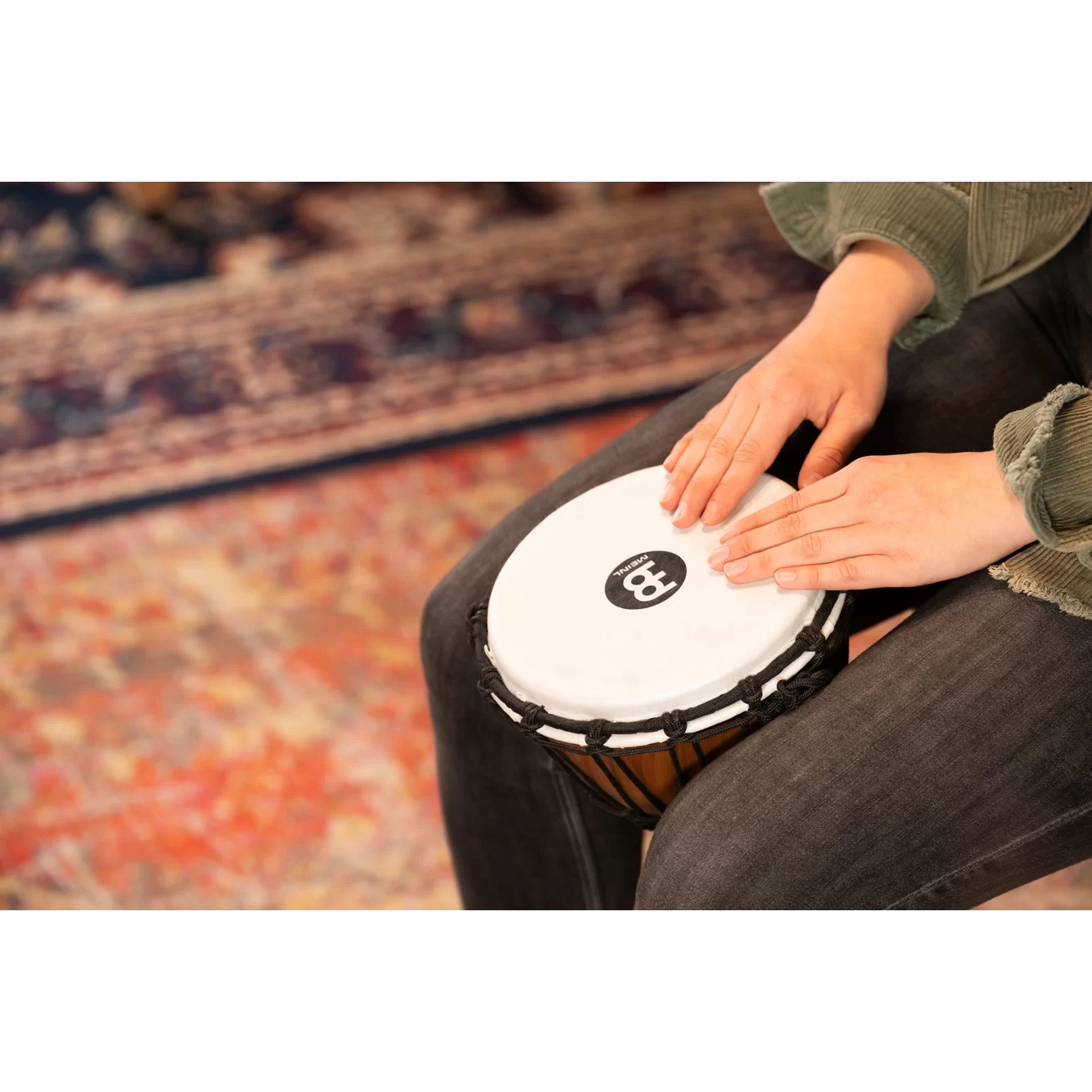 Meinl JRDTA 7'' Junior Djembe (Twisted Amber) 6