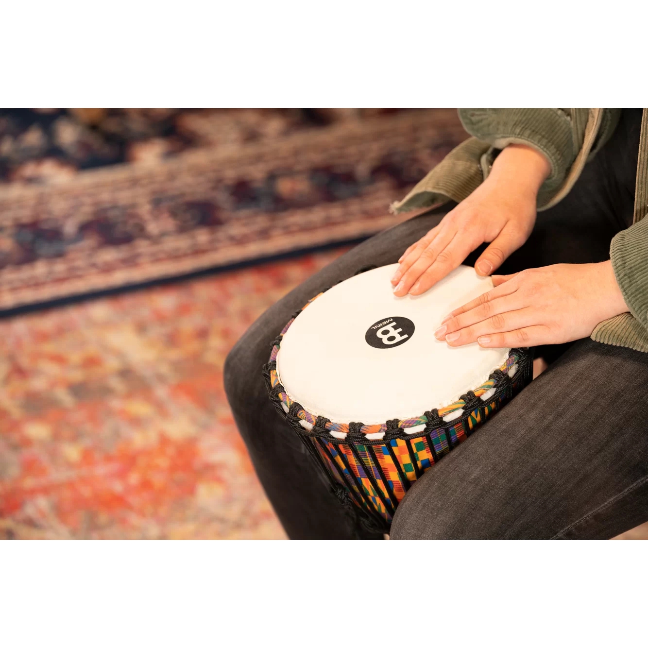 Meinl PADJ2-S-F Travel Series 8" Djembe (Kenyan) 6