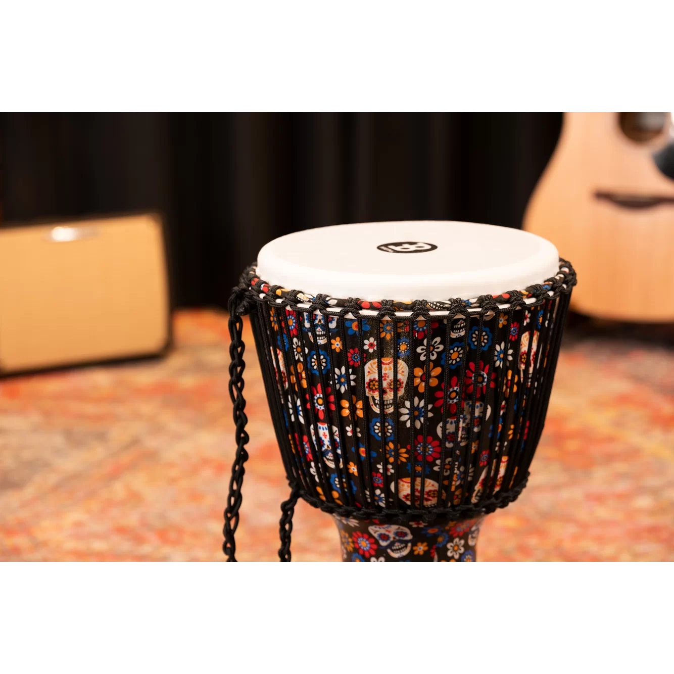 Meinl PADJ7-L-F Travel Series 12" Djembe (Day Of The Dead Finish) 9