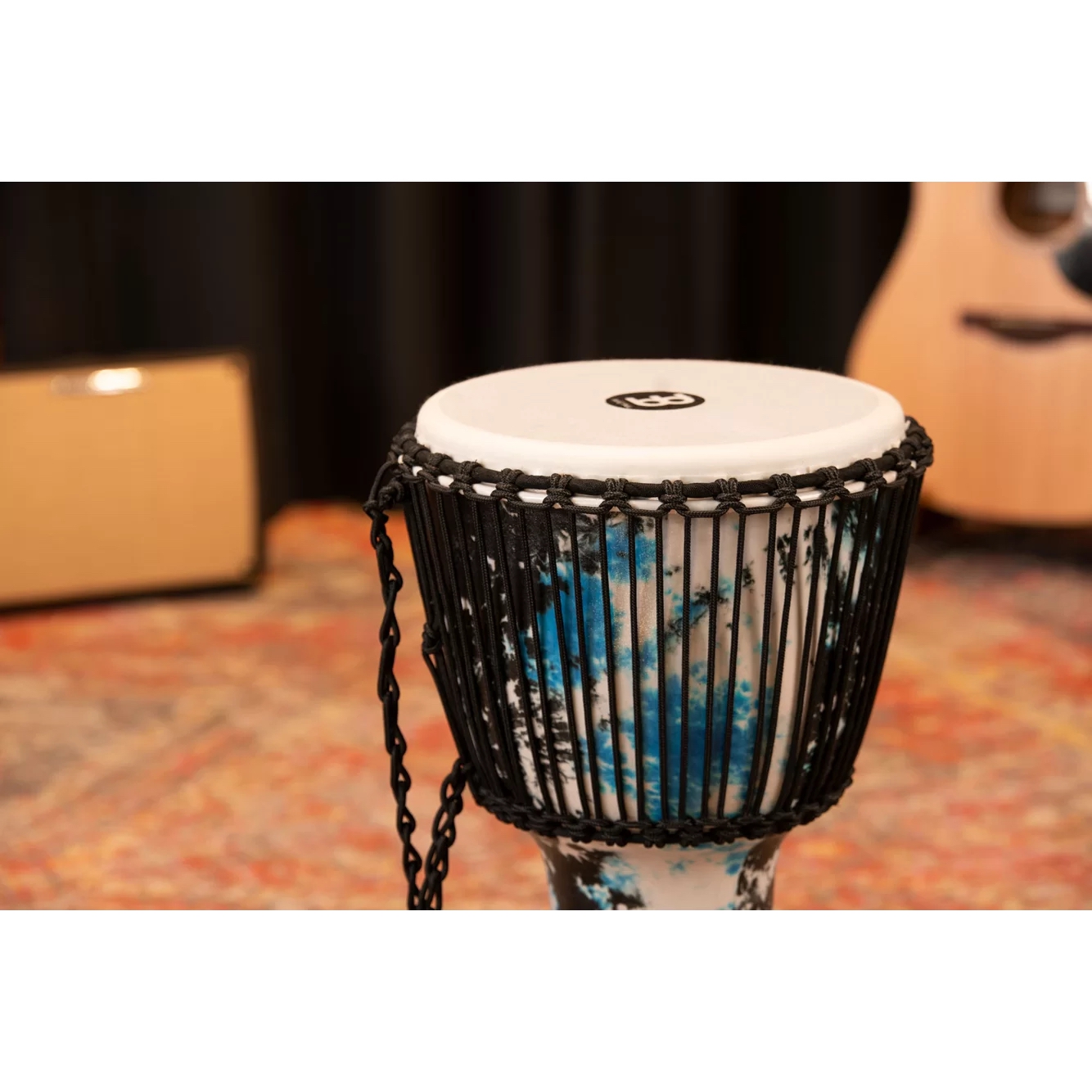 Meinl PADJ8-L-F Travel Series 12" Djembe (Blue Tie Dye) 8