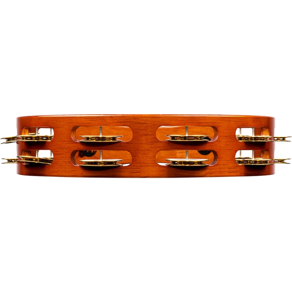 Meinl TA2B-AB Brass Jingle 2-Rows Hand Tamburin (Antique Brown) 6