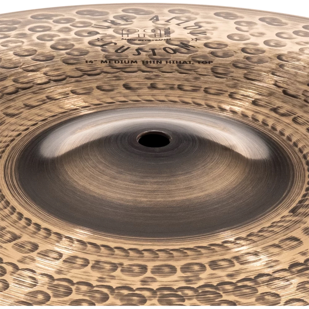 Meinl PAC14MTH 14" Pure Alloy Custom MT Meinl Hihat Zil (Çift) 4