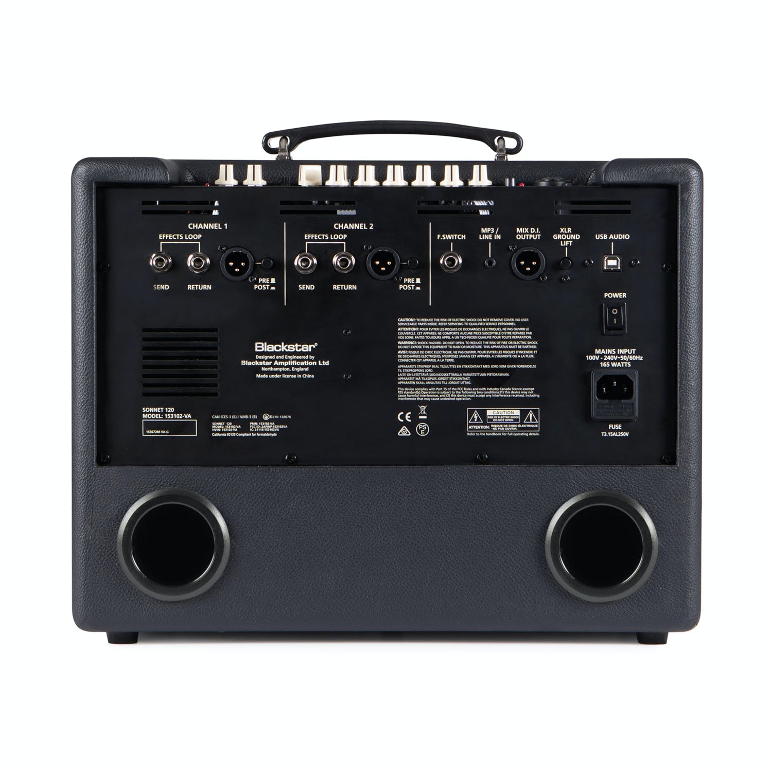 Blackstar Sonnet 120 8'' 120 Watt Akustik Combo Amfi (Siyah) 4