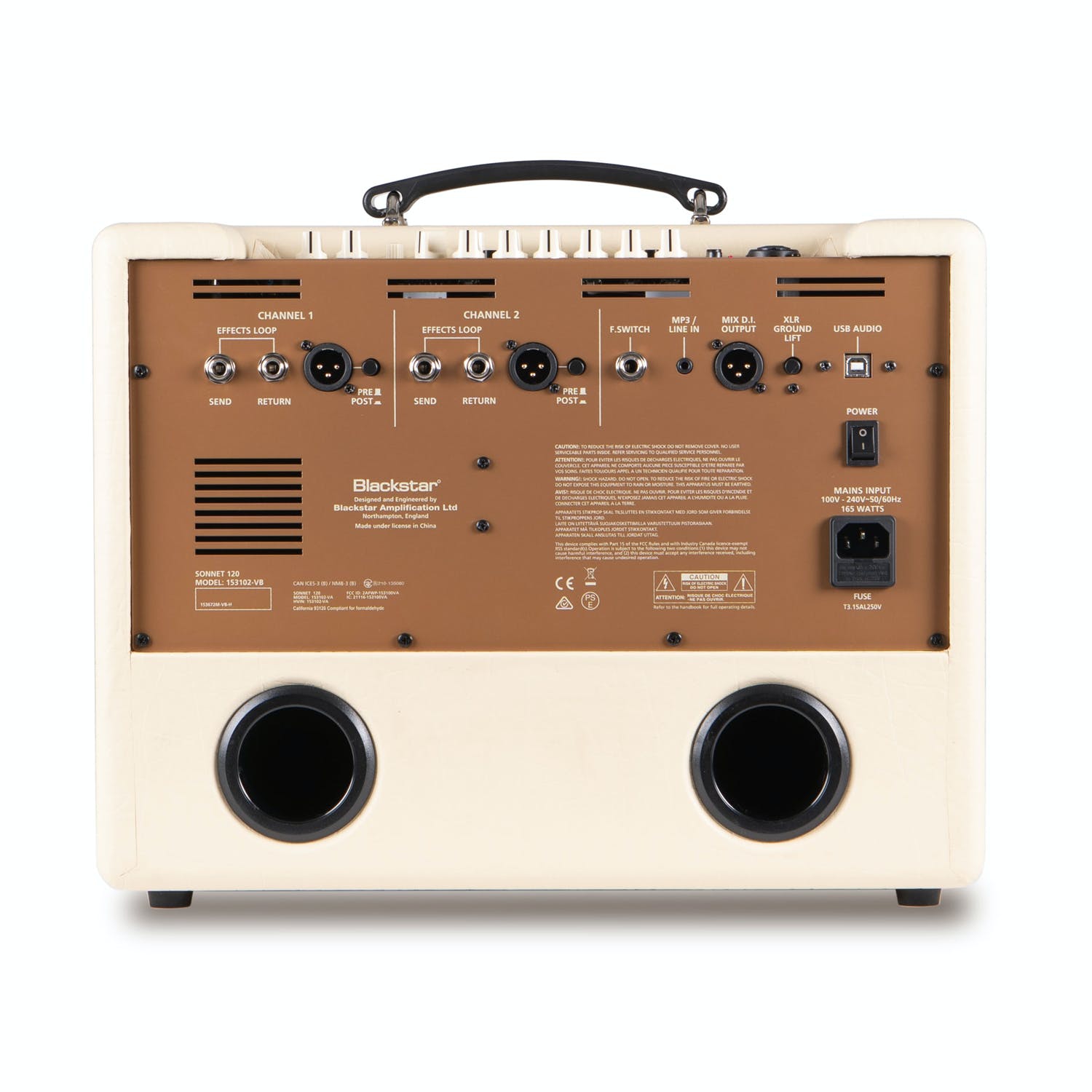 Blackstar Sonnet 120 8'' 120 Watt Akustik Combo Amfi (Blonde) 4