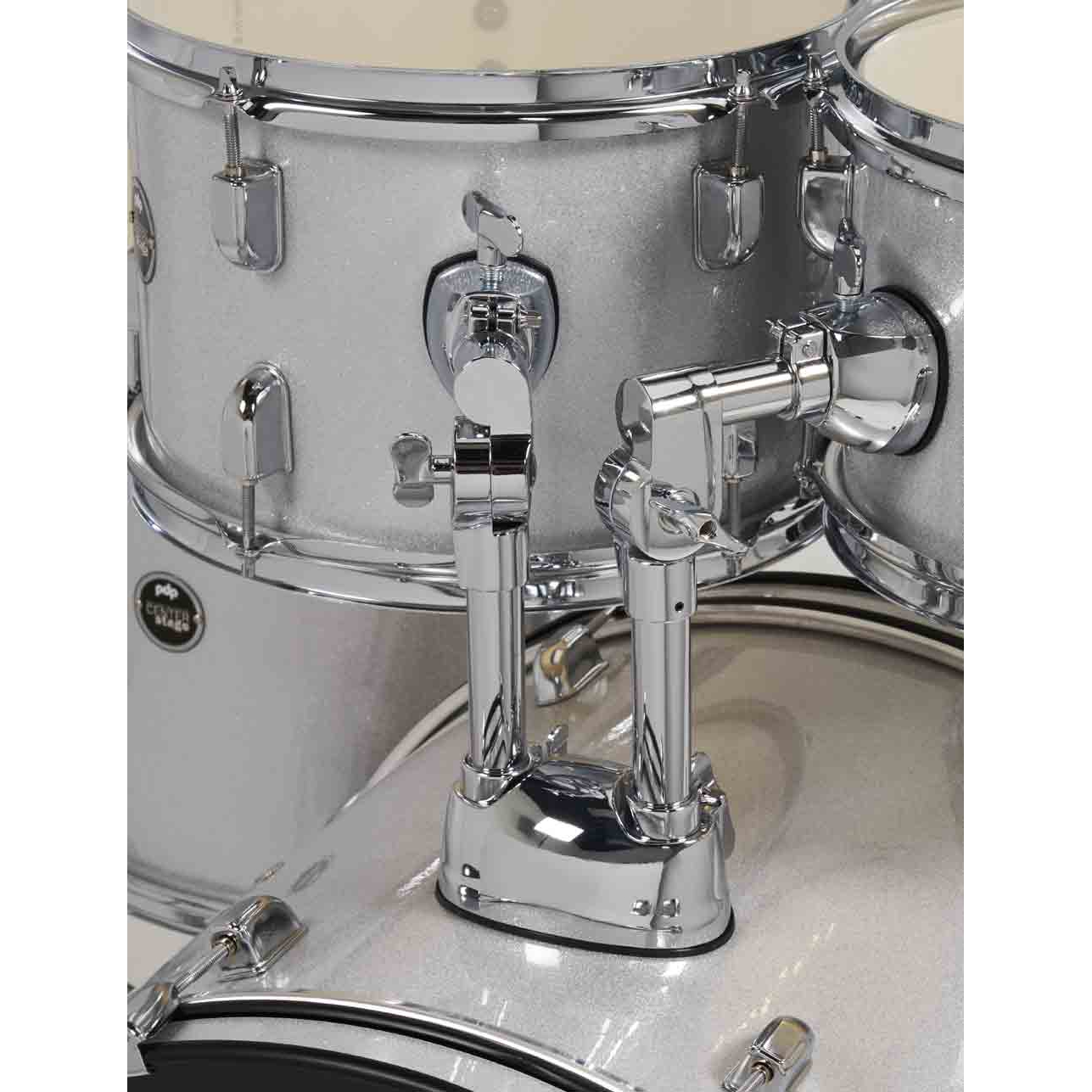 PDP Drums centerstage 22'' 5-Parça Akustik Davul Seti (Diamond White Sparkle) 5