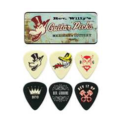 Jim Dunlop Rev Willy Assorted 6lı Pena Seti (Medium) 1