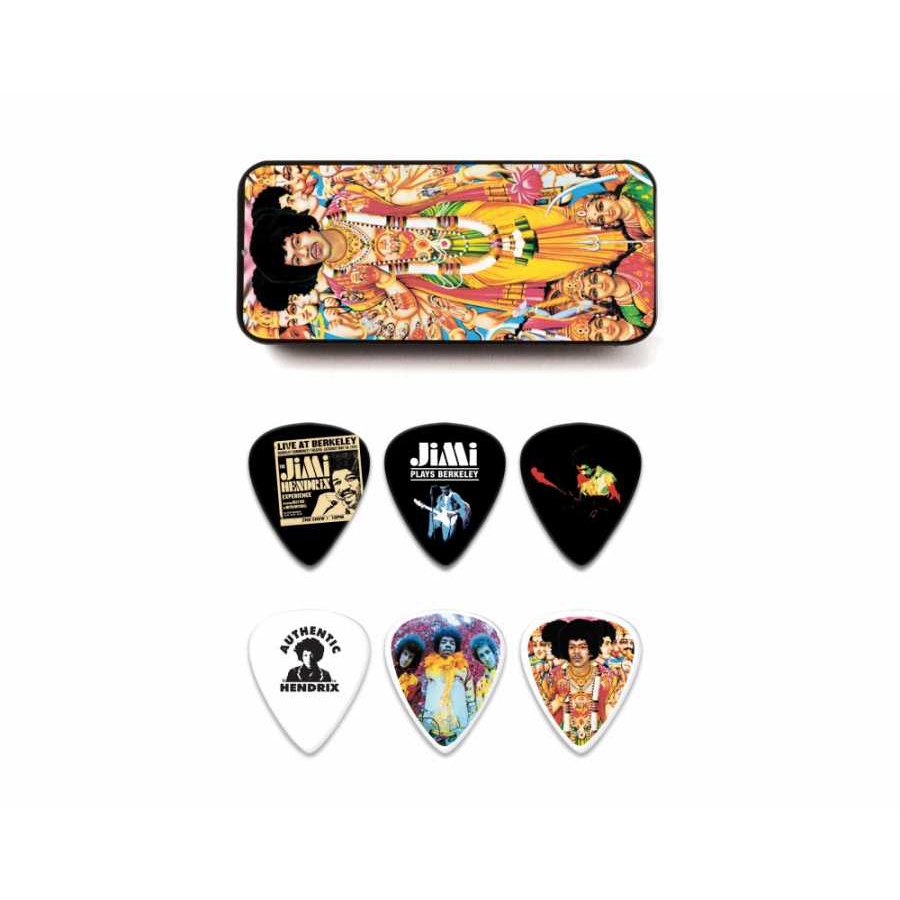 Jim Dunlop Jimi Hendrix Bold As Love 12li Pena Seti (Medium) 1