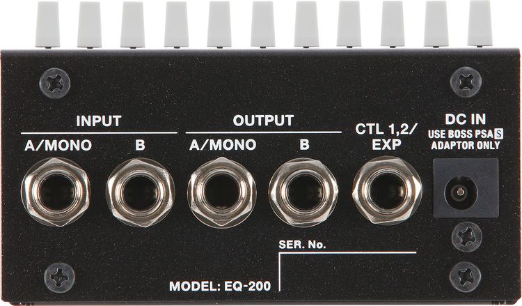 BOSS EQ-200 Programmable Stereo Graphic Equalizer 2