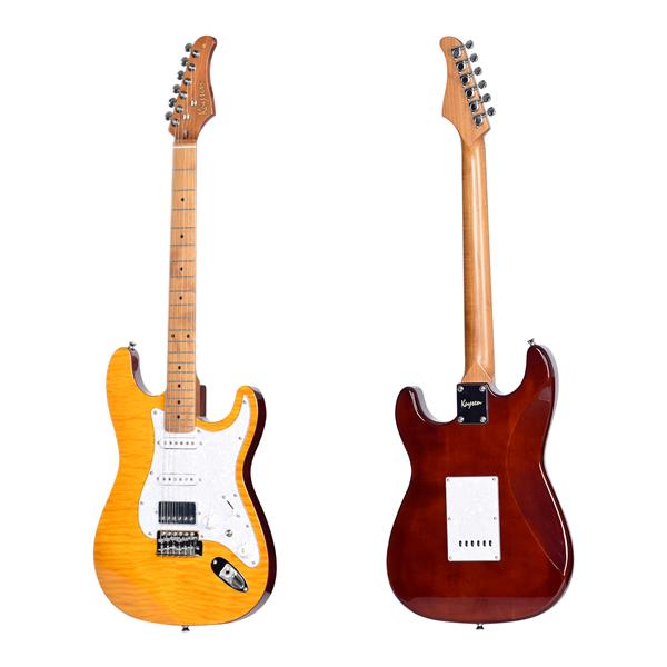 KAYSEN KST-650 GYE Modern Strat Elektro Gitar | HSS Alnico V Manyetik 3