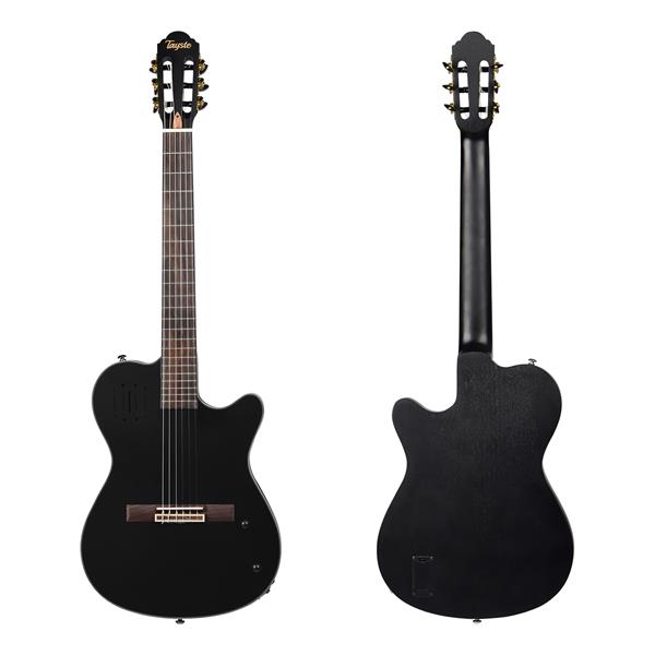 Tayste CG-100EQ BK Silent Elektro Klasik Gitar 1
