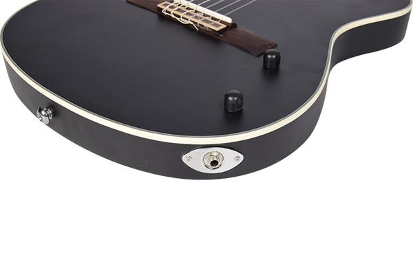 Tayste CG-100EQ BK Silent Elektro Klasik Gitar 4