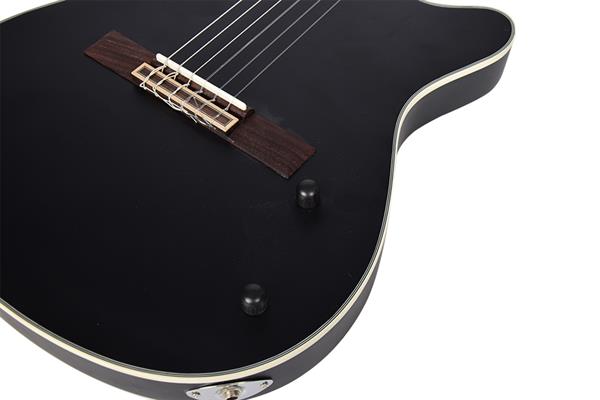 Tayste CG-100EQ BK Silent Elektro Klasik Gitar 5