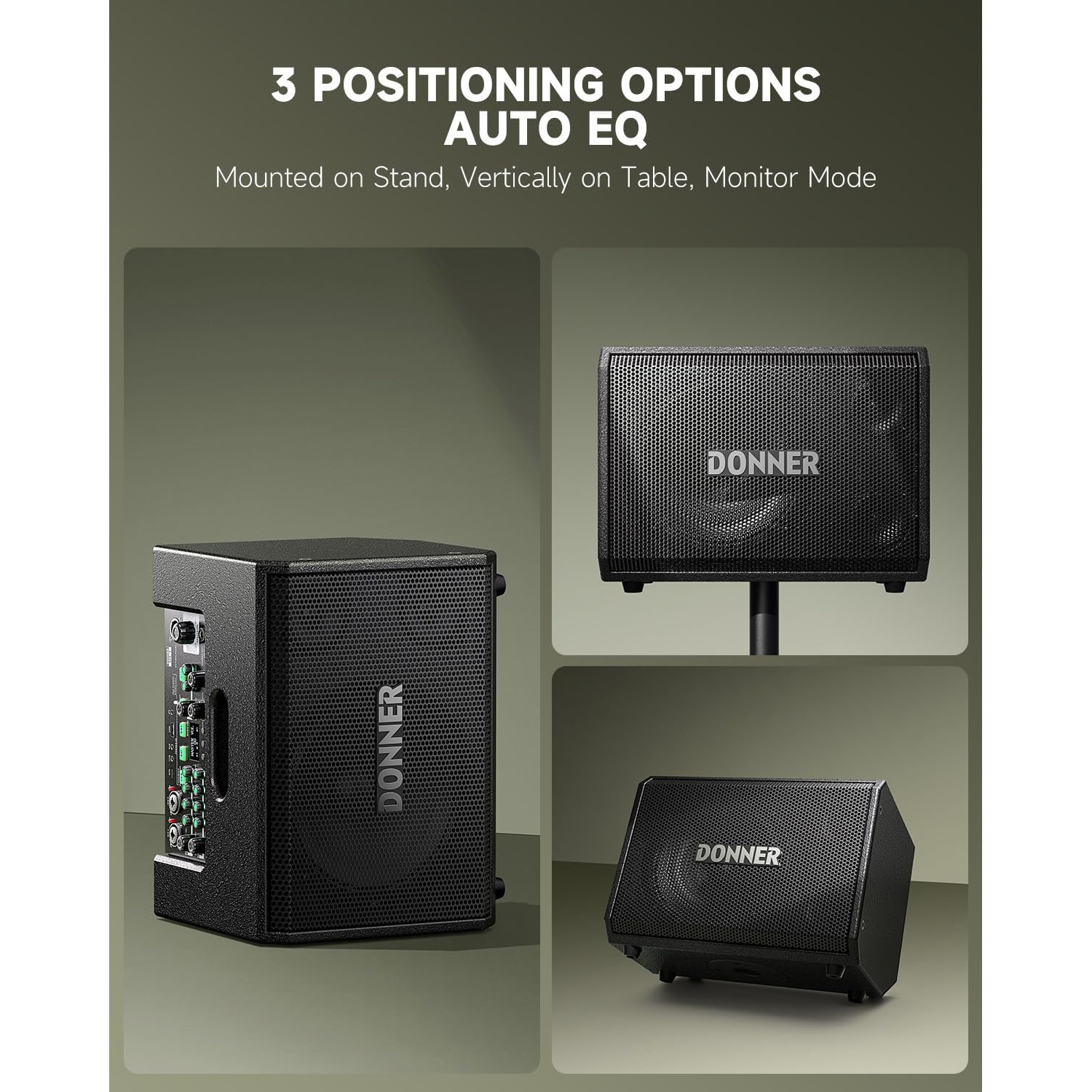 Donner Mt-1 Taşınabilir Bluetooth Amfi & PA Sistem 5