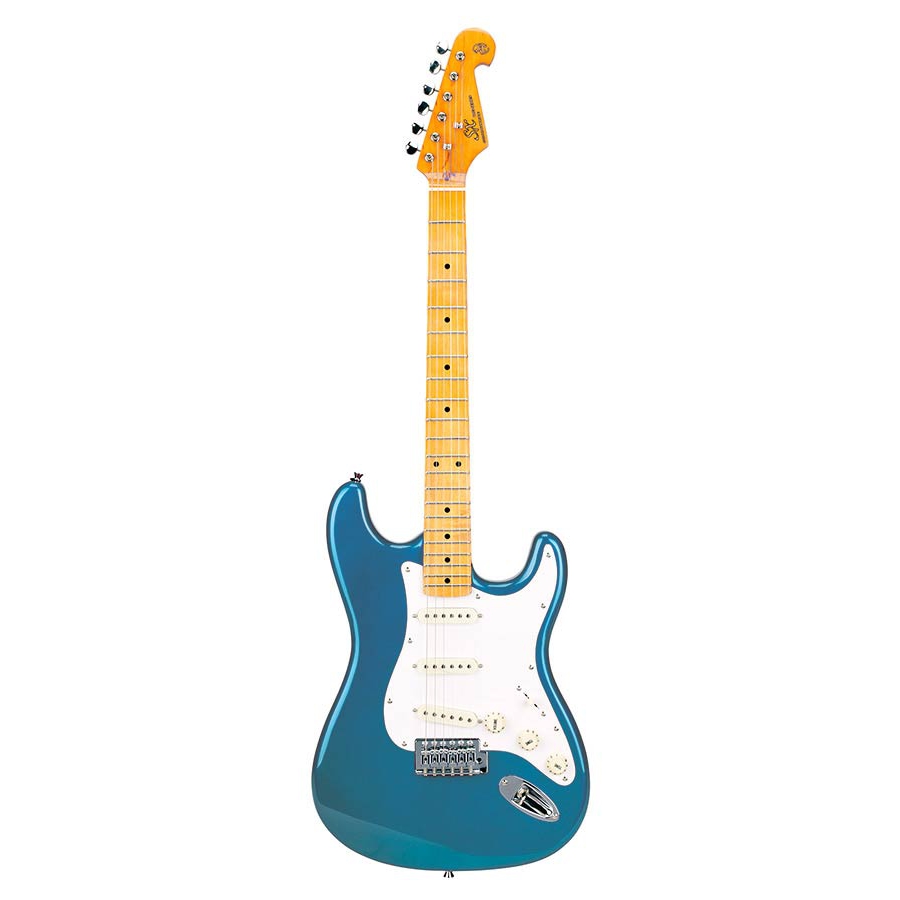 SX Stratocaster Elektro Gitar (Lake Placid Blue) 1