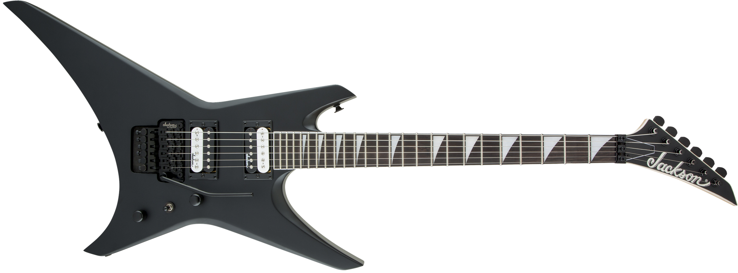 Jackson JS Warrior JS32 Amaranth Klavye Satin Black Elektro Gitar 1