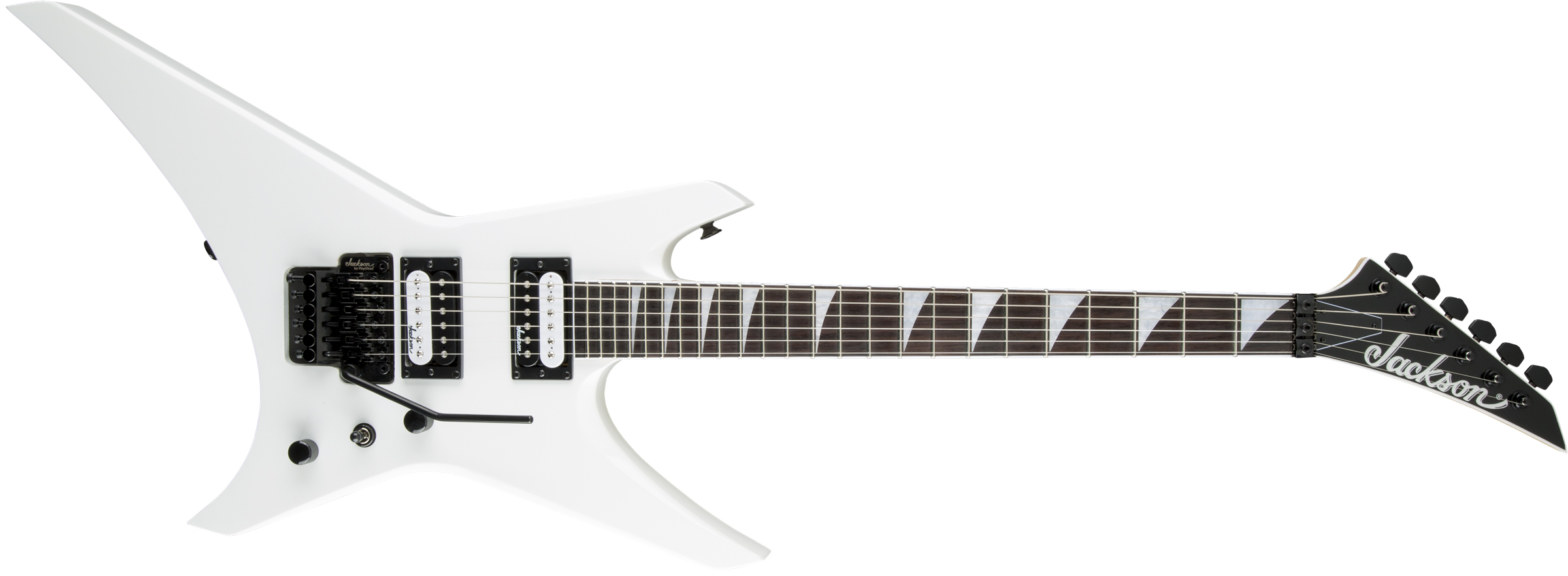 Jackson JS Warrior JS32 Amaranth Klavye Snow White Elektro Gitar 6