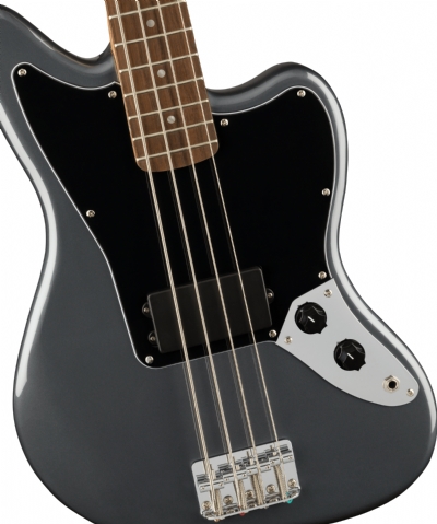 Squier Affinity Jaguar Bass H Laurel Klavye Charcoal Frost Metallic Bas Gitar 4