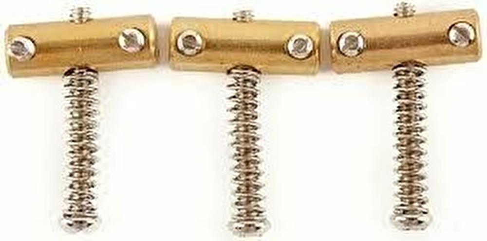 Fender American Vintage Telecaster Compensated Bridge Saddles Brass Köprü Yedek Parça 1