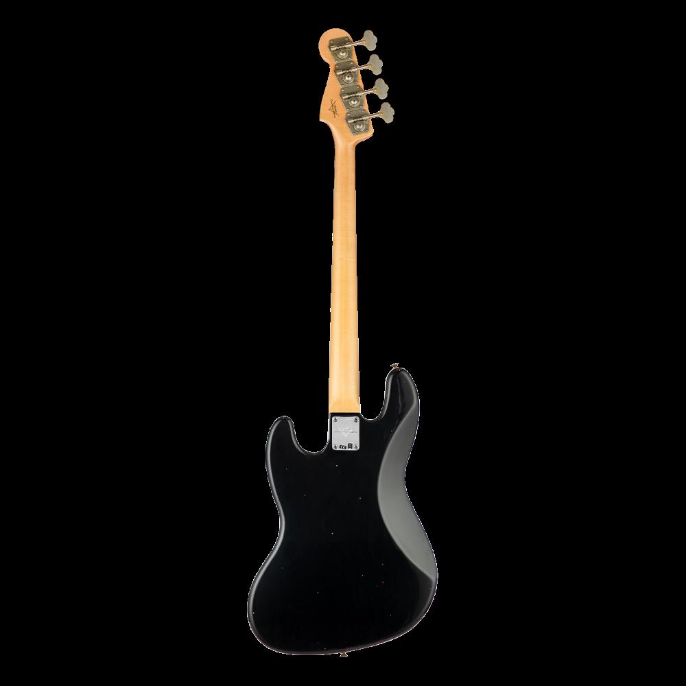 Fender Custom Shop 1968 Jazz Bass Journeyman Relic Aged Black Bas Gitar 2
