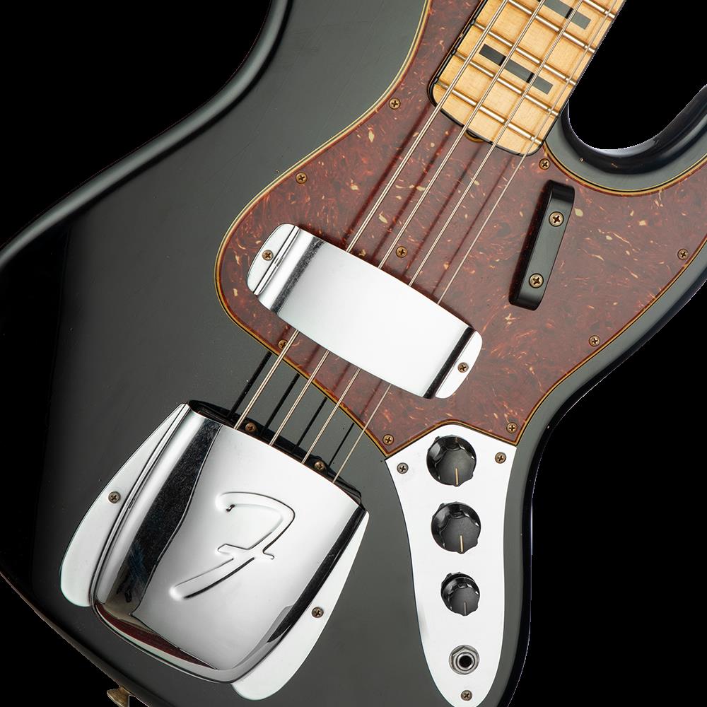 Fender Custom Shop 1968 Jazz Bass Journeyman Relic Aged Black Bas Gitar 3