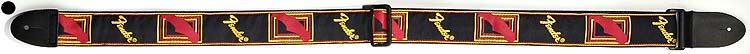 Fender 2" Monogrammed Strap BLK/YLW/RED 1