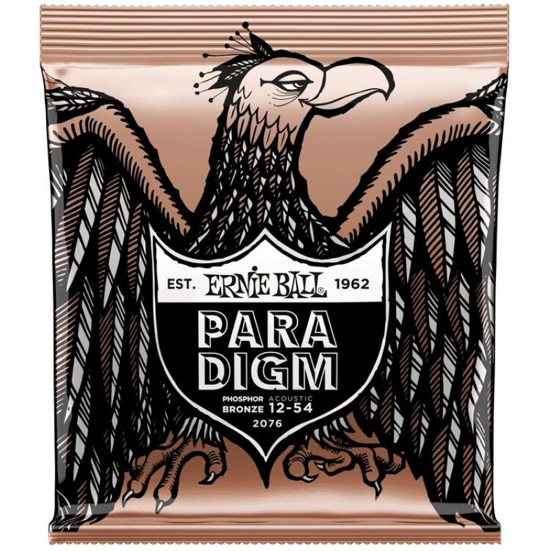ERNIE BALL P02076 Paradigm Medium Light Fosfor Bronz 12-54 Akustik Gitar Tel Seti 2