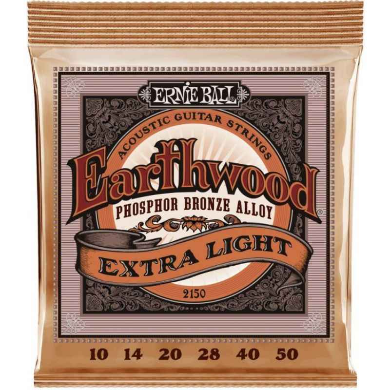 Ernie Ball P02150 | Earthwood Extra Light Phosphor Bronze .10-.50 Akustik Gitar Teli 1