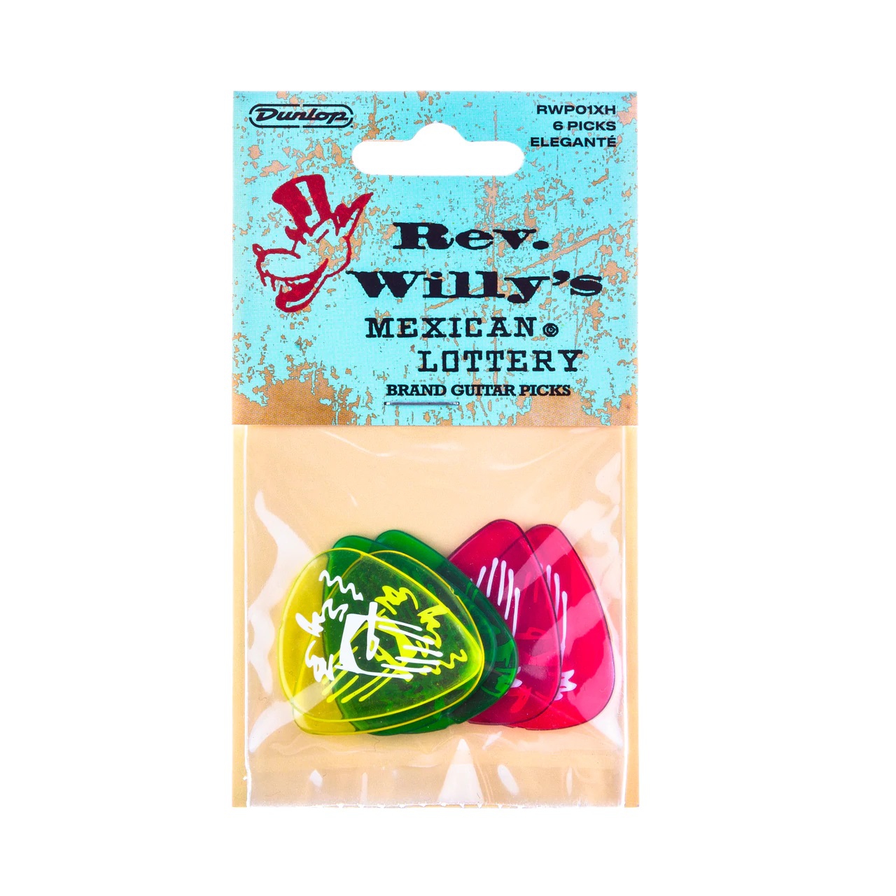 Jim Dunlop RWP01XH Rev Willy 6lı Set Pena (Extra-Heavy) 1