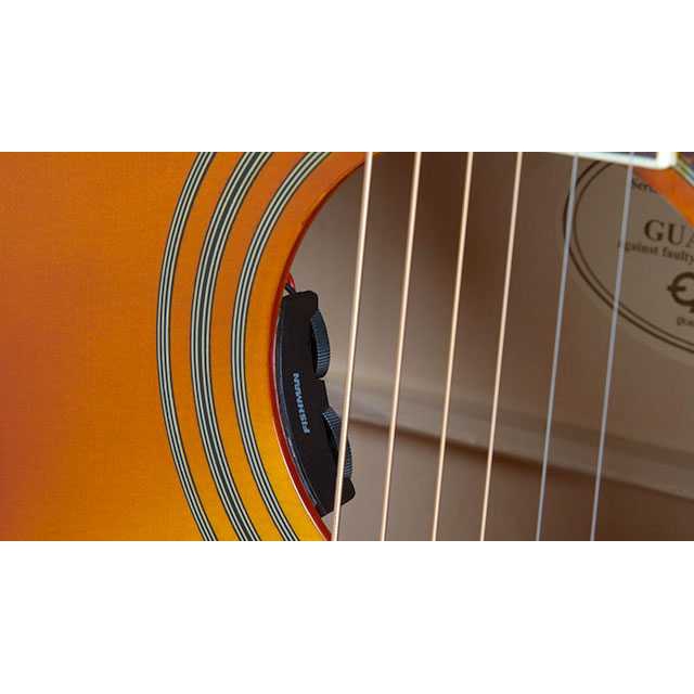 Epiphone Dove Studio - Solid Top Fishman Sonitone Elektro Akustik Gitar (Violin Burst) 4