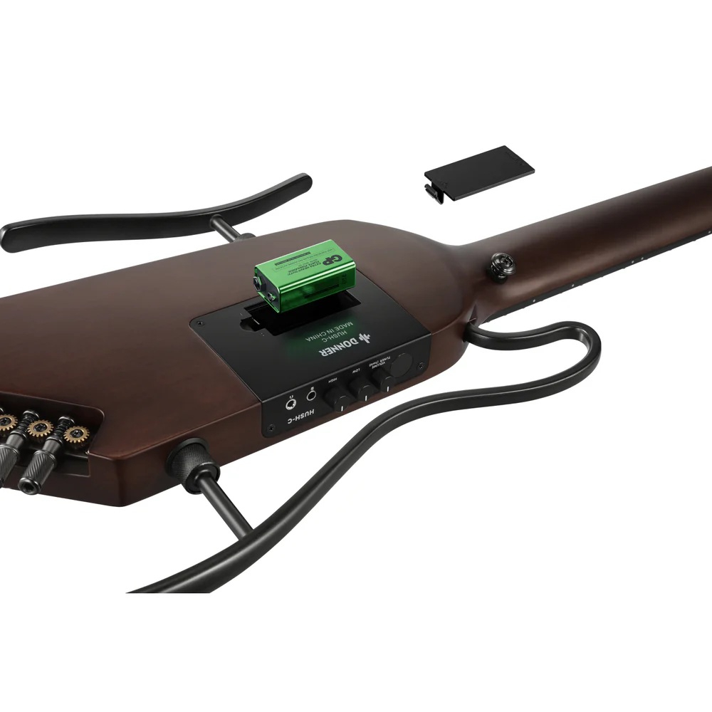 Donner Hush-C Silent Klasik Gitar (Sunburst) 7