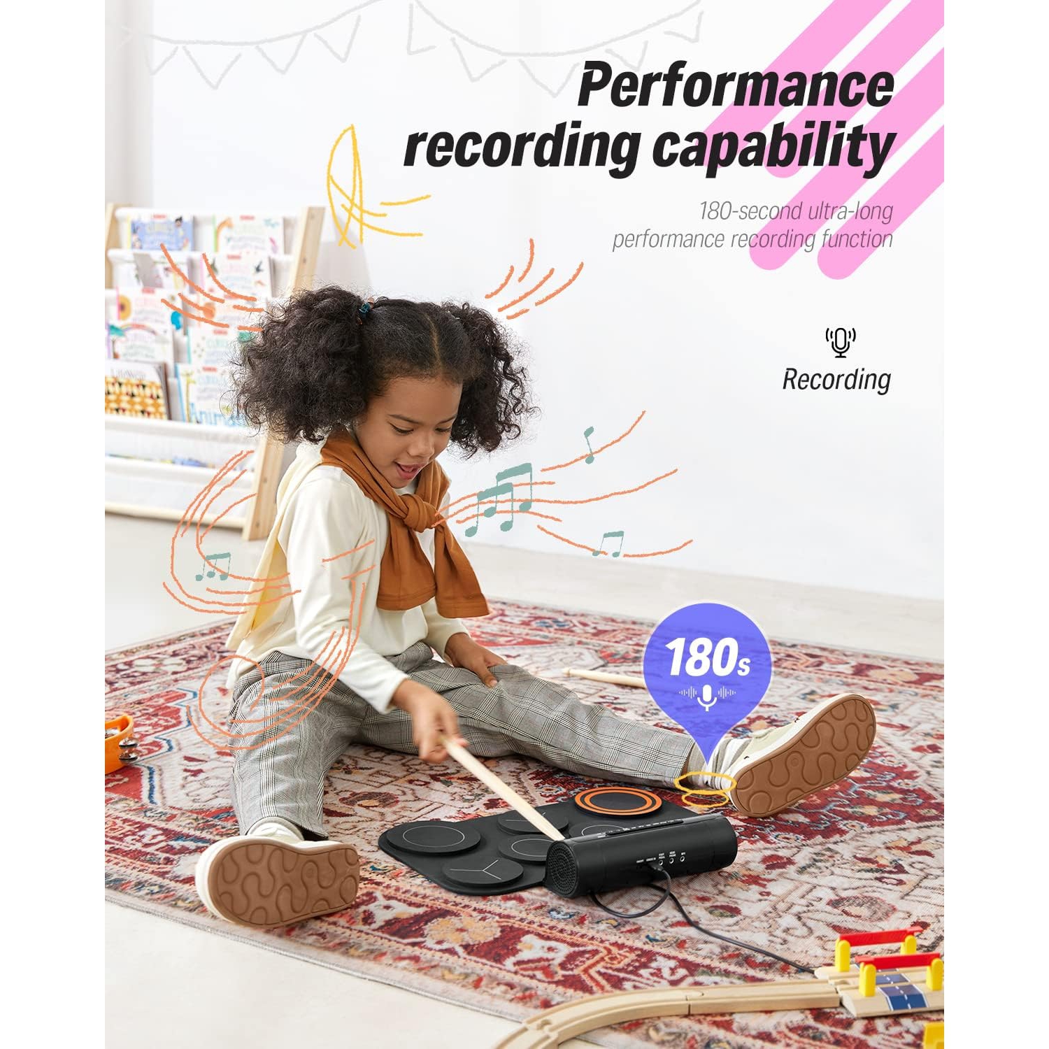 Donner DED-20 7 Padli Elektro Davul 4