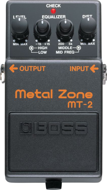 Boss MT-2 Metal Zone Compact Pedal 1